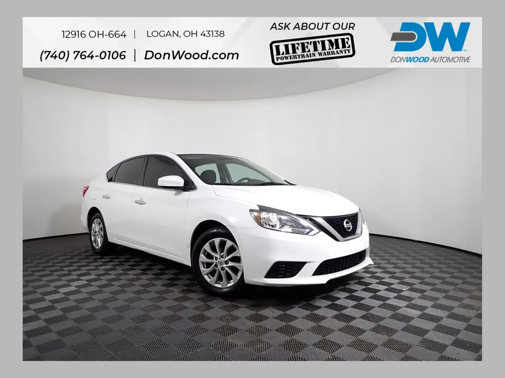 White 2019 Nissan Sentra SV for sale in Logan, OH