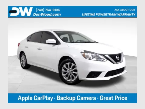 White 2019 Nissan Sentra SV for sale in Logan, OH