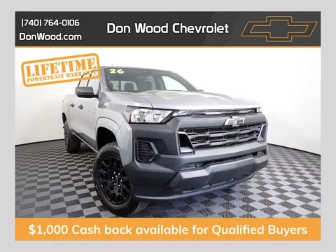 Gray 2026 Chevrolet Colorado Work Truck for sale in Logan, OH