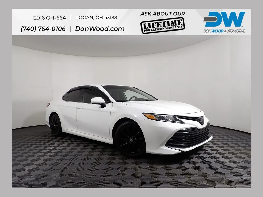 White 2020 Toyota Camry LE for sale in Logan, OH