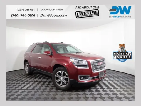 Red 2015 GMC Acadia SLT-1 for sale in Logan, OH