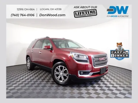 Red 2015 GMC Acadia SLT-1 for sale in Logan, OH
