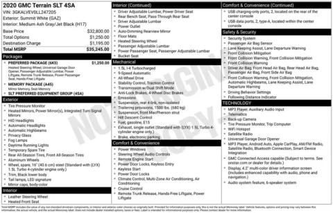 Another view of 2020 GMC Terrain SLT for sale in Logan, OH at Don Wood Chevrolet