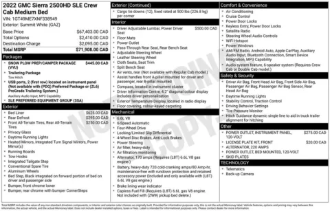 Another view of 2022 GMC Sierra 2500HD SLE for sale in Logan, OH at Don Wood Chevrolet