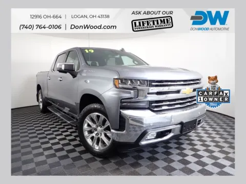 Gray 2019 Chevrolet Silverado 1500 LTZ for sale in Logan, OH
