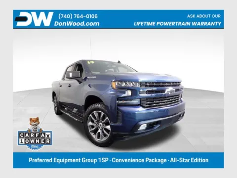Blue 2019 Chevrolet Silverado 1500 RST for sale in Logan, OH
