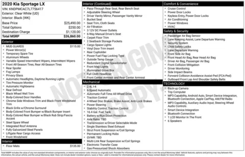 Another view of 2020 Kia Sportage LX for sale in Logan, OH at Don Wood Chevrolet