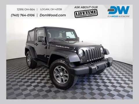 Black 2014 Jeep Wrangler Rubicon for sale in Logan, OH