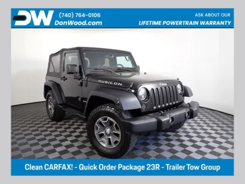 Black 2014 Jeep Wrangler Rubicon for sale in Logan, OH