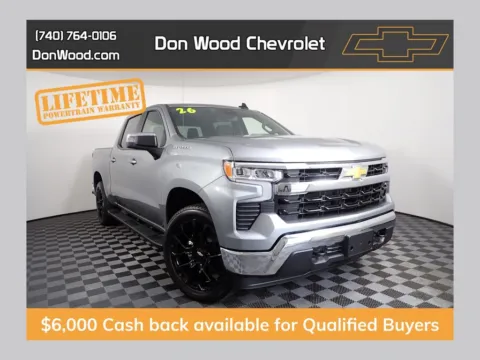Gray 2026 Chevrolet Silverado 1500 LT for sale in Logan, OH