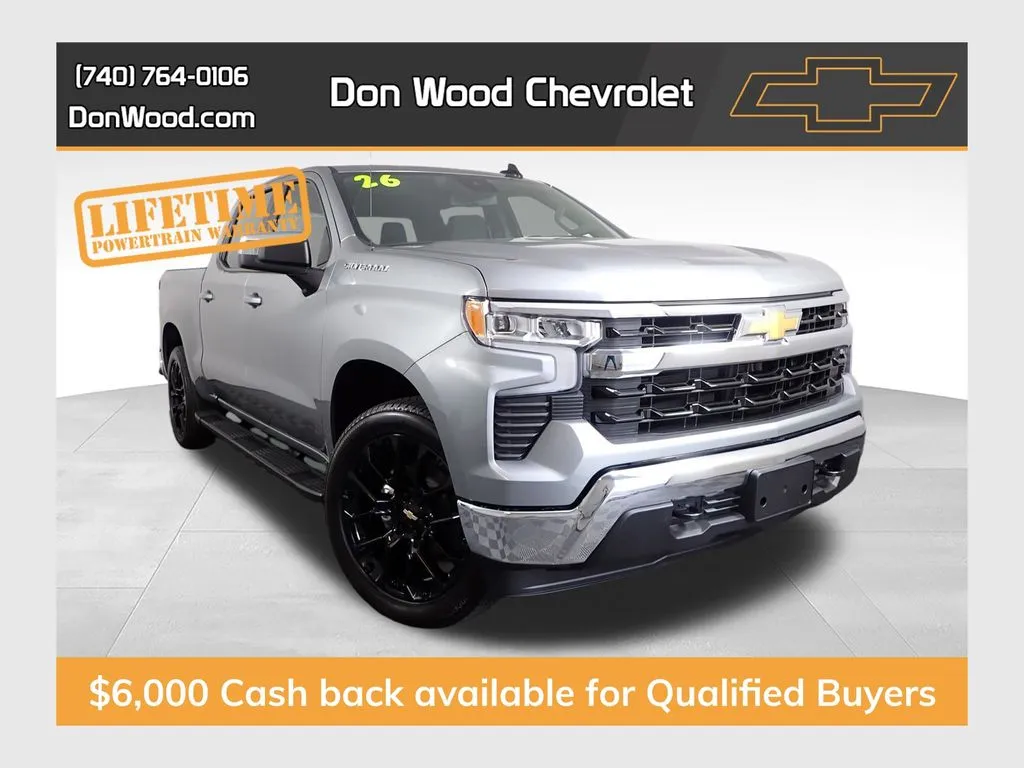 Gray 2026 Chevrolet Silverado 1500 LT for sale in Logan, OH