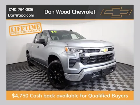 Gray 2026 Chevrolet Silverado 1500 LT for sale in Logan, OH