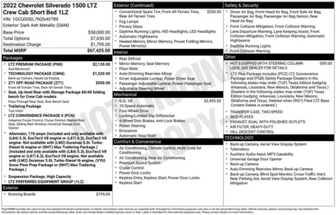 Another view of 2022 Chevrolet Silverado 1500 LTZ for sale in Logan, OH at Don Wood Chevrolet