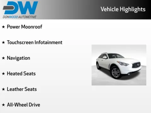 Another view of 2017 INFINITI QX70 AWD for sale in Logan, OH at Don Wood Chevrolet