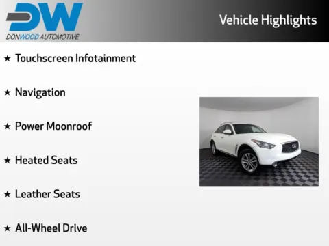 Another view of 2017 INFINITI QX70 AWD for sale in Logan, OH at Don Wood Chevrolet