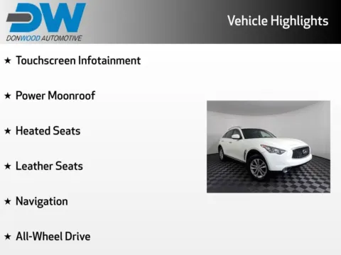 Another view of 2017 INFINITI QX70 AWD for sale in Logan, OH at Don Wood Chevrolet