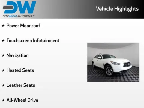 Another view of 2017 INFINITI QX70 AWD for sale in Logan, OH at Don Wood Chevrolet