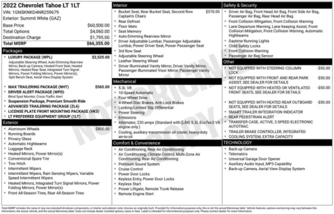 Another view of 2022 Chevrolet Tahoe LT for sale in Logan, OH at Don Wood Chevrolet