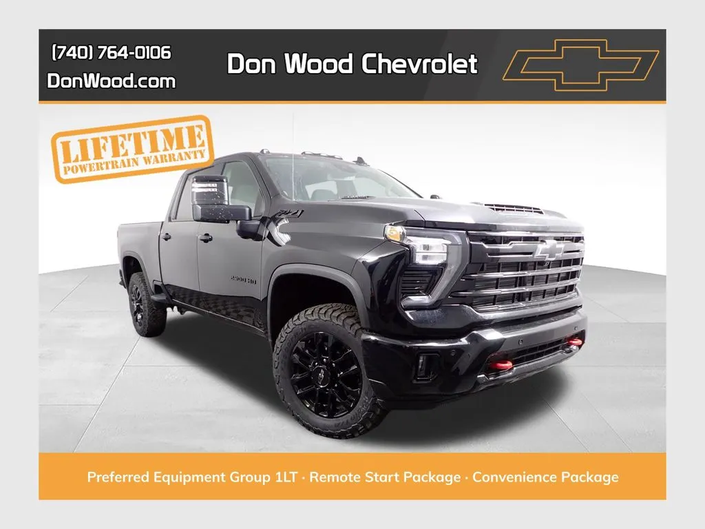 Black 2026 Chevrolet Silverado 2500HD LT for sale in Logan, OH