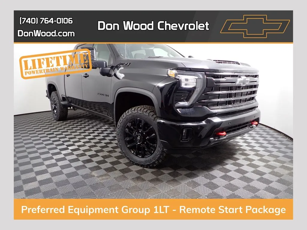 Black 2026 Chevrolet Silverado 2500HD LT for sale in Logan, OH