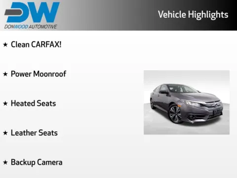 Another view of 2017 Honda Civic EX-L for sale in Logan, OH at Don Wood Chevrolet