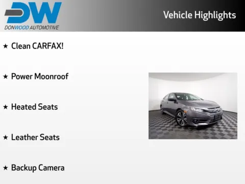 Another view of 2017 Honda Civic EX-L for sale in Logan, OH at Don Wood Chevrolet