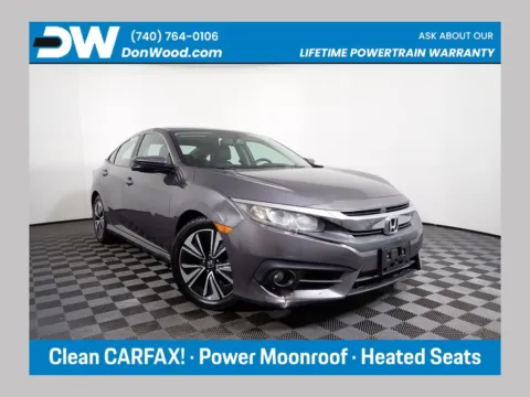 Gray 2017 Honda Civic EX-L for sale in Logan, OH