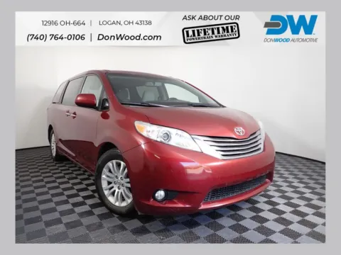 Red 2015 Toyota Sienna XLE for sale in Logan, OH