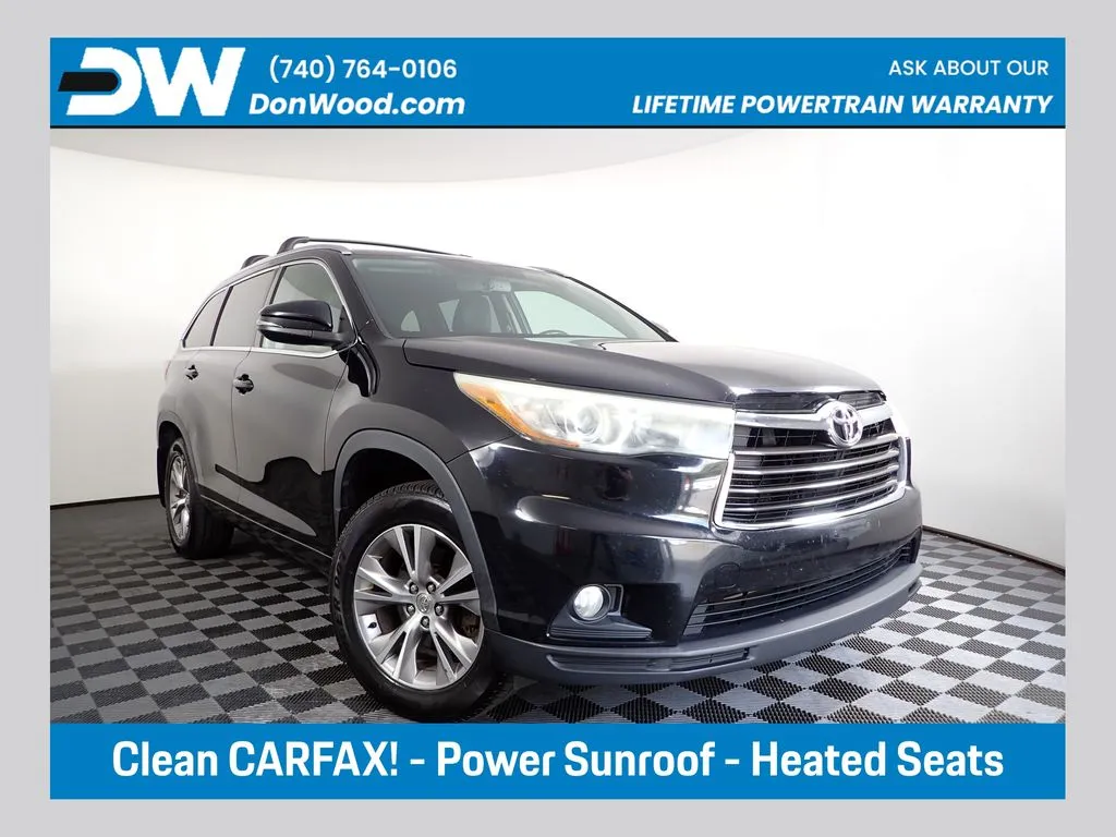 2015 Toyota Highlander XLE V6 for sale in Logan, OH