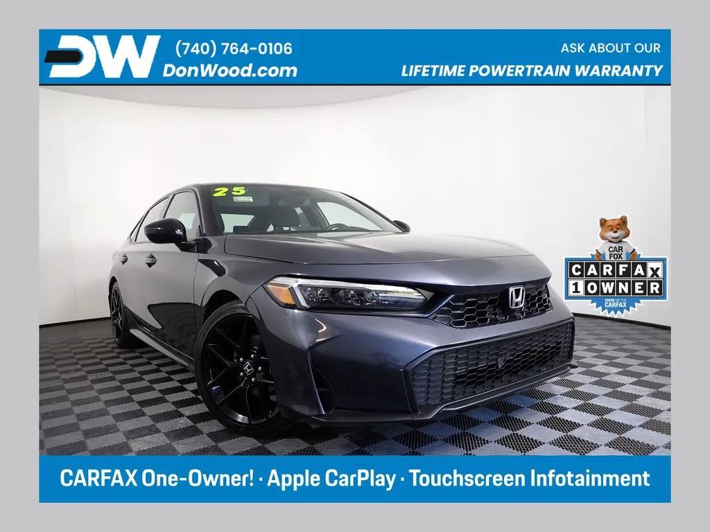 Silver 2025 Honda Civic Sport for sale in Logan, OH