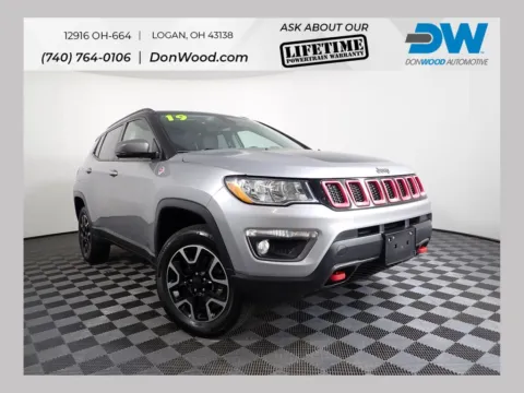 Silver 2019 Jeep Compass Trailhawk for sale in Logan, OH