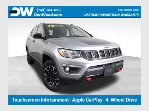 Silver 2019 Jeep Compass Trailhawk for sale in Logan, OH