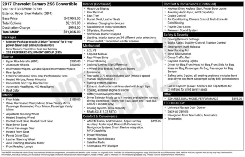 More photos of 2017 Chevrolet Camaro SS at Don Wood Chevrolet, OH