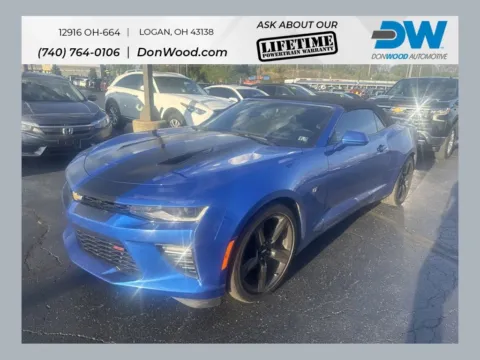 Blue 2017 Chevrolet Camaro SS for sale in Logan, OH