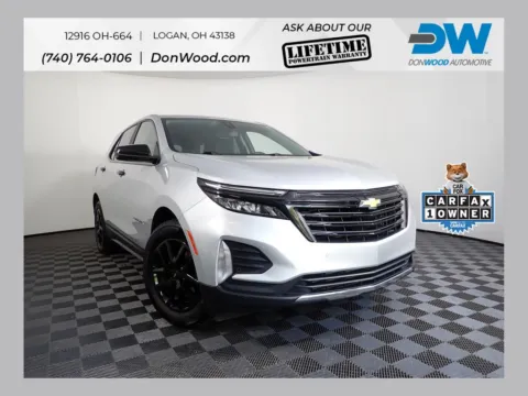 Silver 2022 Chevrolet Equinox LT for sale in Logan, OH