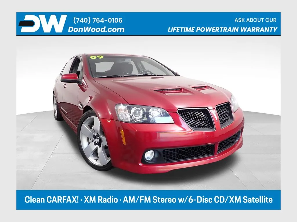 Red 2009 Pontiac G8 GT for sale in Logan, OH