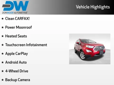Another view of 2020 Ford EcoSport SE for sale in Logan, OH at Don Wood Chevrolet
