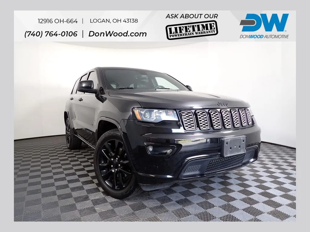 Black 2017 Jeep Grand Cherokee Altitude for sale in Logan, OH