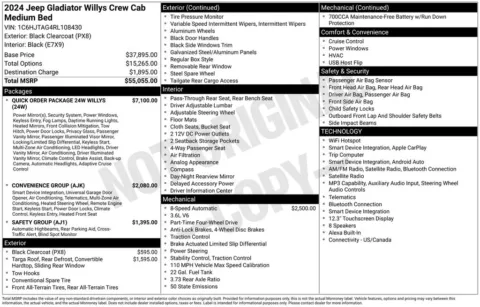 More photos of 2024 Jeep Gladiator Willys at Don Wood Chevrolet, OH