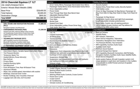 Another view of 2016 Chevrolet Equinox LT for sale in Logan, OH at Don Wood Chevrolet