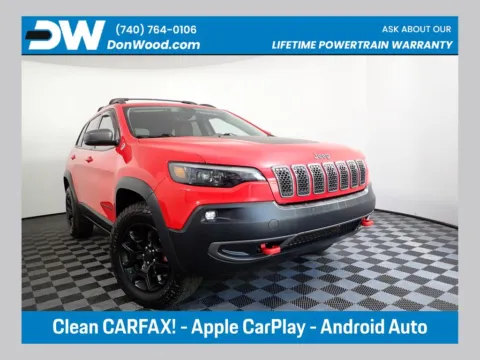 Red 2019 Jeep Cherokee Trailhawk for sale in Logan, OH