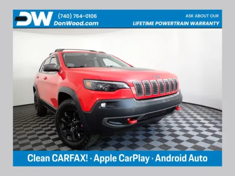Red 2019 Jeep Cherokee Trailhawk for sale in Logan, OH