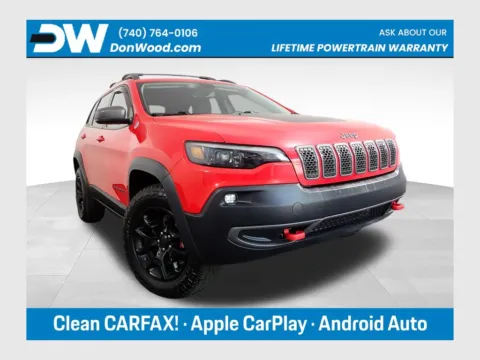 Red 2019 Jeep Cherokee Trailhawk for sale in Logan, OH