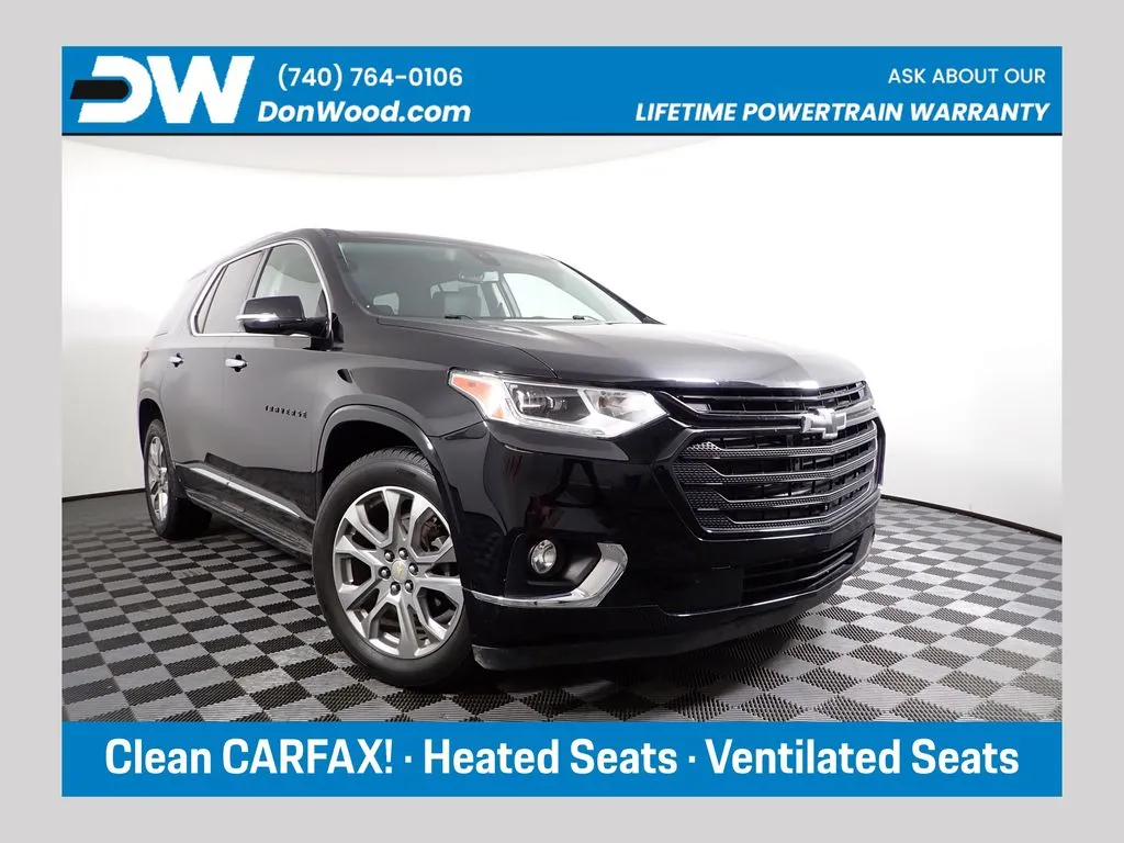 Black 2019 Chevrolet Traverse Premier for sale in Logan, OH