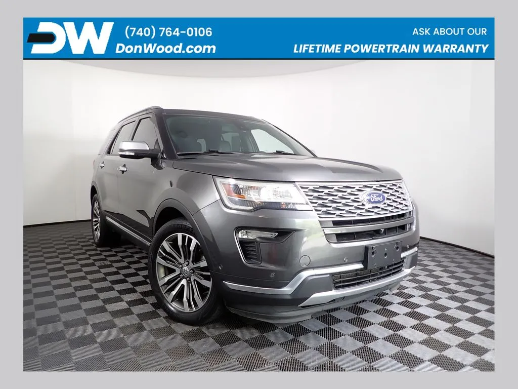 Gray 2019 Ford Explorer Platinum for sale in Logan, OH