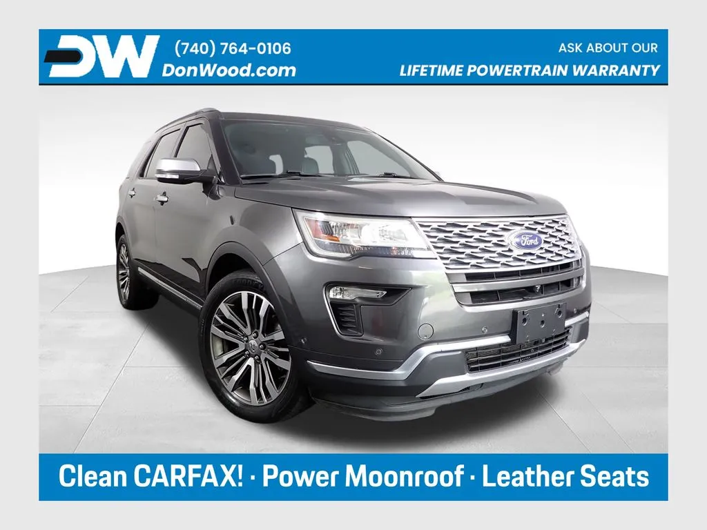 Gray 2019 Ford Explorer Platinum for sale in Logan, OH