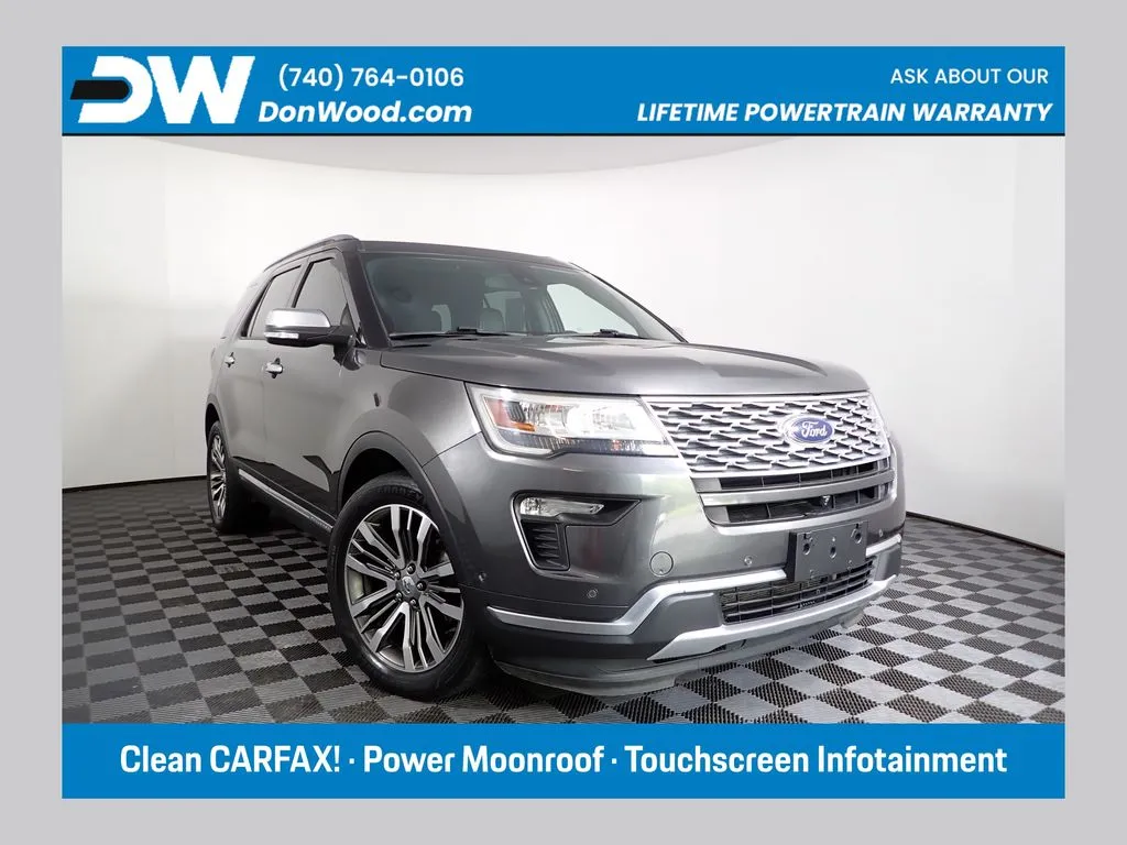 Gray 2019 Ford Explorer Platinum for sale in Logan, OH