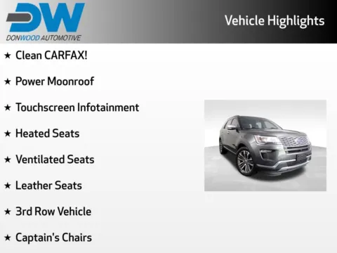 Another view of 2019 Ford Explorer Platinum for sale in Logan, OH at Don Wood Chevrolet
