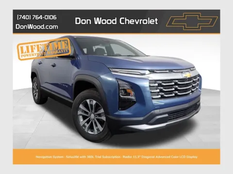 Blue 2026 Chevrolet Equinox LT for sale in Logan, OH