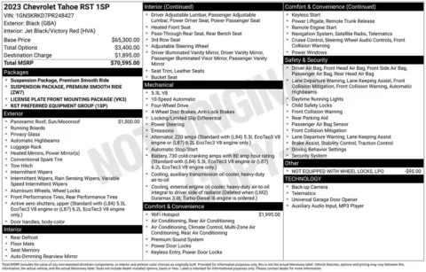 More photos of 2023 Chevrolet Tahoe RST at Don Wood Chevrolet, OH